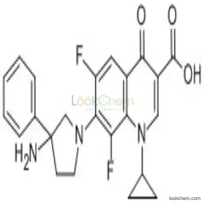 116169-42-7 3-Quinolinecarboxylic acid, 1,4-dihydro-7-(3-amino-3-phenyl-1-pyrrolid inyl)-1-cyclopropyl-6,8-difluoro-4-oxo-