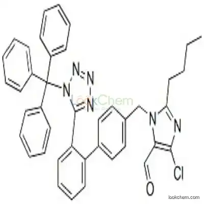 120568-18-5 2-Butyl-4-chloro-1-[[2'-[1-(triphenylmethyl)-1H-tetrazol-5-yl][1,1'-biphenyl]-4-yl]methyl]-1H-imidazole-5-carboxaldehyde