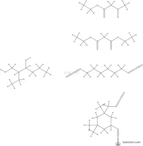 102763-23-5 Propanedioic acid, diethyl ester, reaction products with 1,6-diisocyanatohexane homopolymer, ethyl acetoacetate, 2-ethyl-1,3-hexanediol and 5-isocyanato-1-(isocyanatomethyl) -1,3,3-trimet