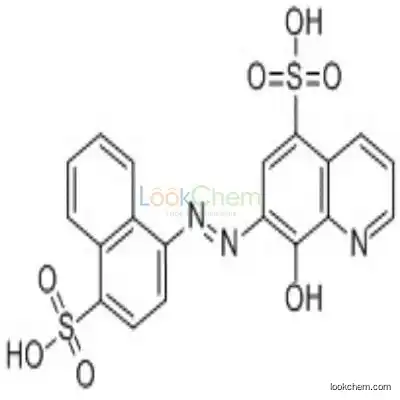 117-87-3 8-Hydroxy-7-((4-sulfo-1-naphthyl)azo)quinoline-5-sulfonic acid