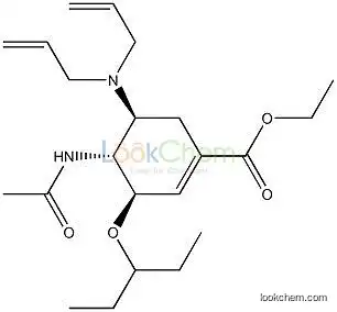 1-Cyclohexene-1-carboxylicacid,4-(acetylamino)-5-(di-2-propenylamino)-3-(1-ethylpropoxy)-, ethyl ester, (3R,4R,5S)
