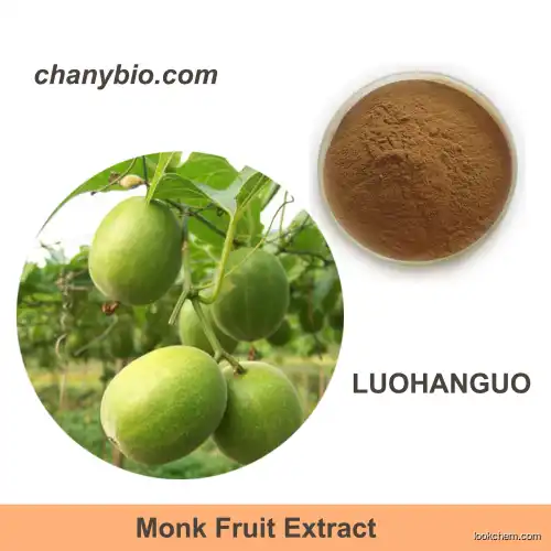 natural Monk fruit extract,LuohanGuo extract,Mogrosides,Mogroside V   sweetner