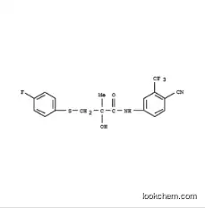 N-[4-Cyano-3-(trifluoromethyl)phenyl]-3-[(4-fluorophenyl)thio]-2-hydroxy-2-methylpropionamide