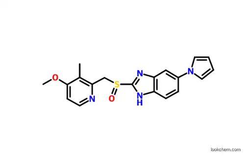 2-[(4-methoxy-3-methyl-pyridin-2-yl)methylsulfinyl]-5-pyrrol-1-yl-3H-benzoimidazole