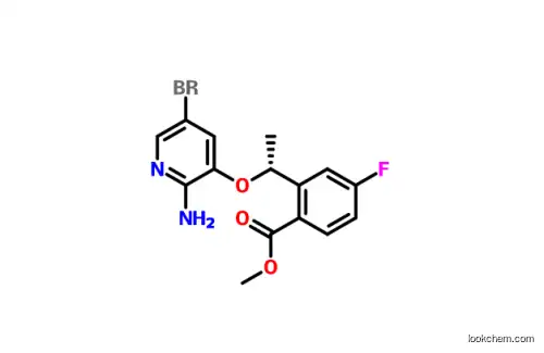 methyl(R)-2-(1-((2-amino-5-bromopyridin-3-yl)oxy)ethyl)-4-fluorobenzoate