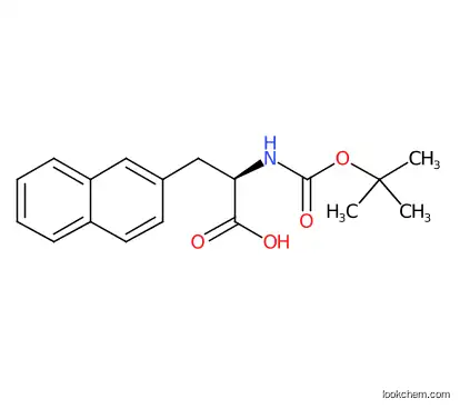 Boc-3-(2-Naphthyl)-D-alanine; Boc-D-2-Nal-O; Boc-D-3-(2-Naphthyl)-alanine MFCD00076900