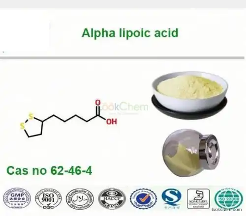 Hot sale GMP factory supply 99% raw powder Lipoic Acid 99%
