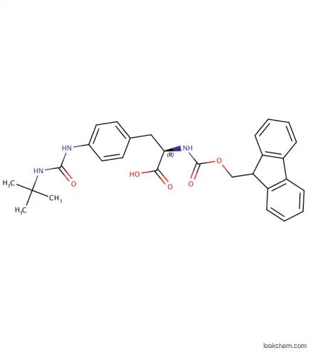 Fmoc-D-Aph(tBuCbm)-OH, (9H-Fluoren-9-yl)MethOxy]Carbonyl D-Aph(tBuCbm)-OH, MFCD30475854