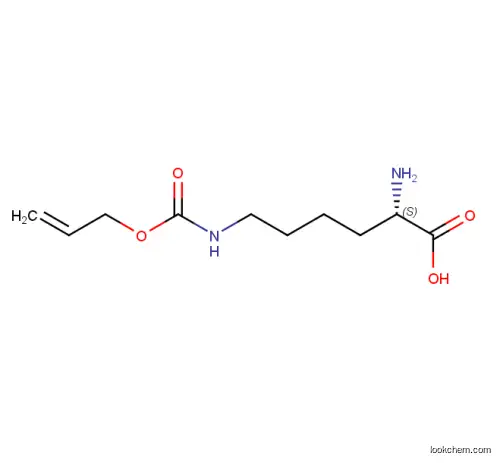 H-Lys(Alloc)-OH, (2S)-2-amino-6-(prop-2-enoxycarbonylamino)hexanoic acid, MFCD00237142