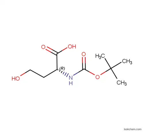 Boc-D-Homoser-OH, (2R)-4-hydroxy-2-[(2-methylpropan-2-yl)oxycarbonylamino]butanoic acid, MFCD12545888