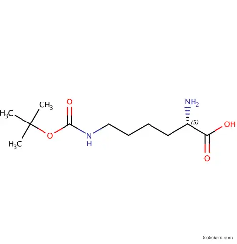 H-Lys(Boc)-OH, Nepsilon-Boc-L-Lysine, H-L-Lys(Boc)-OH, MFCD00037221