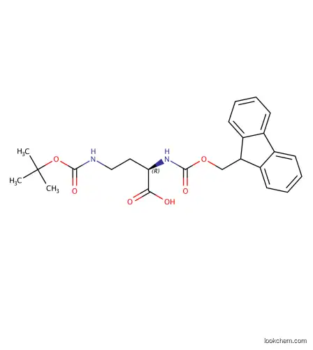 Fmoc-D-Daba(Boc)-OH, Fmoc-N4-Boc-D-2,4-Diaminobutyric Acid, MFCD00798647(114360-56-4)