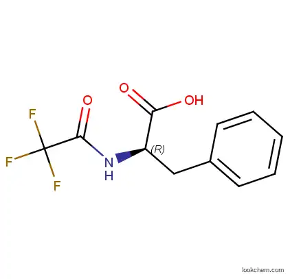 (R)-N-(trifluoroacetyl)phenylalanine, (2~{R})-3-phenyl-2-[(2,2,2-trifluoroacetyl)amino]propanoic acid