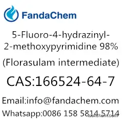 5-Fluoro-4-hydrazino-2-methoxypyrimidine 98%;Florasulam intermediate,cas:166524-64-7 from FandaChem