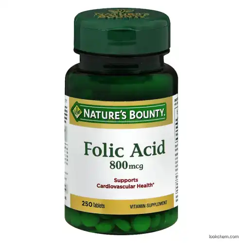 Folic acid CAS No. 59-30-3, Folate C19H19N7O6