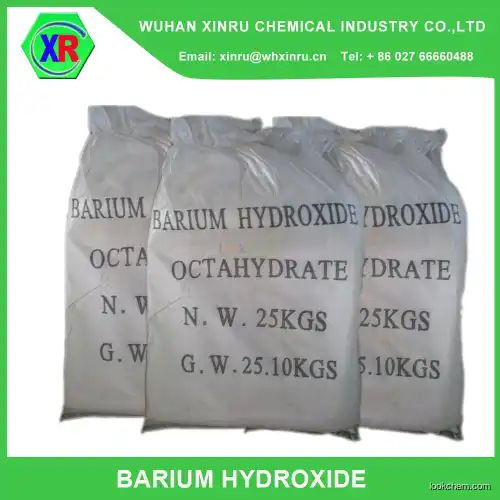 98.5%min barium hydroxide monohydrate with low Fe ppm
