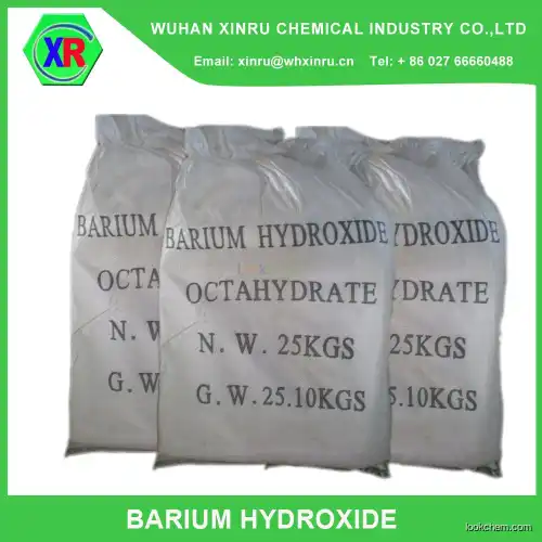 Superior quality barium hydroxide packed in 25kg paper bag