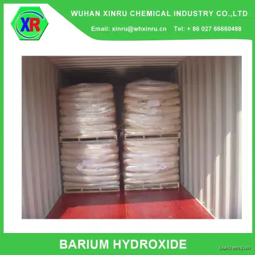 High quality barium hydroxide packed in 25kg kraft paper bag