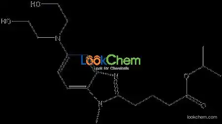 isopropyl 4-(5-bis(2-hydroxyethyl)amino-1-methyl-1H-benzo[d]imidazol-2-yl)butanoate