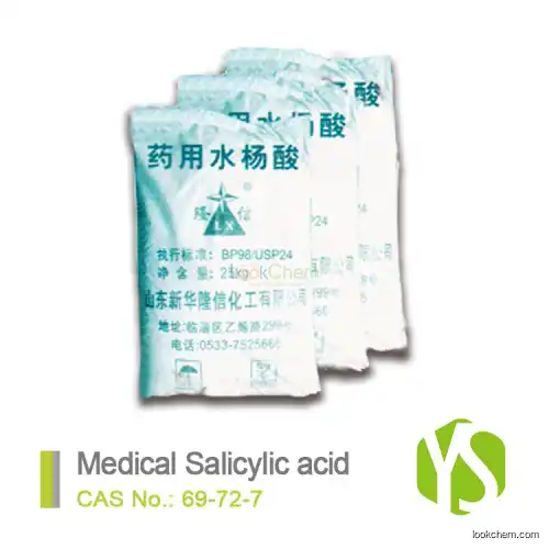 Salicylic acid USP24 High purity in bulk supply  69-72-7