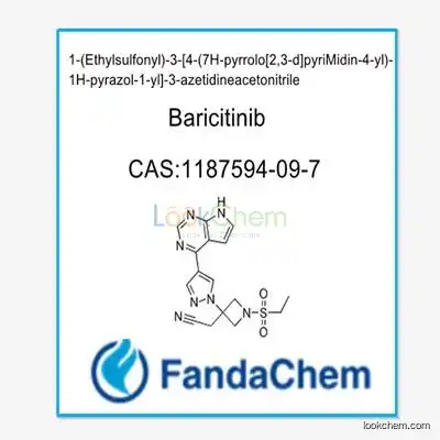 Baricitinib (LY3009104);Baricitinib/INCB 028050/LY3009104;Baricitinib (LY3009104, INCB028050);CAS:1187594-09-7 fandachem