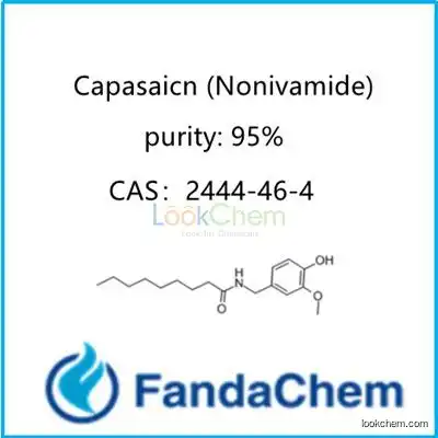 Capasaicn (Nonivamide;N-Vanillylnonanamide) cas: 2444-46-4 from fandachem