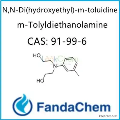 N,N-Di(hydroxyethyl)-m-toluidine;m-Tolyldiethanolamine CAS: 91-99-6 from FandaChem