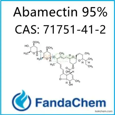 Abamectin 95% ( MK-936; Agri-Mek; Avid; Zephyr) CAS: 71751-41-2 from FandaChem