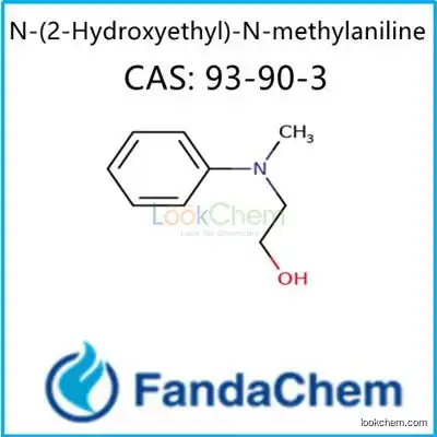 N-(2-Hydroxyethyl)-N-methylaniline CAS：93-90-3 from FandaChem