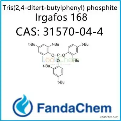 Tris(2,4-ditert-butylphenyl) phosphite ;Irgafos 168;IRGAFOS 168 CAS: 31570-04-4 from FandaChem