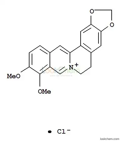 CAS No.633-65-8 Berberine hydrochloride