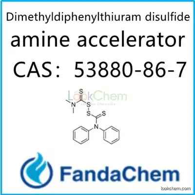 Dimethyldiphenylthiuram disulfide;amine accelerator CAS：53880-86-7 from FandaChem