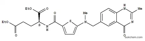 Diethyl-N-[5-[N-[(3,4-dihydro-2-methyl-4-oxy-6-quinazolinyl)methyl]-N-methylamino]-2-thenoyl]-L-glutamate CAS NO.132463-02-6(132463-02-6)