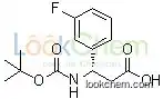 (betaS)-beta-[[(1,1-Dimethylethoxy)carbonyl]amino]-3-fluorobenzenepropanoic acid