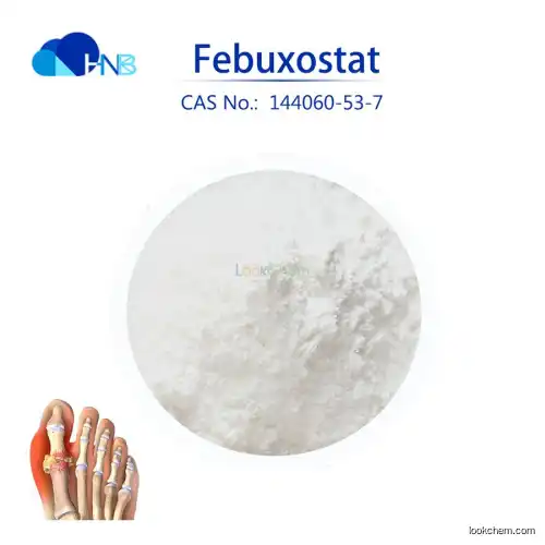 Febuxostat for treatment of gout symptoms