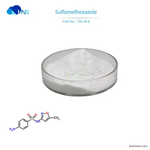 High Quality Pharmaceutical Sulfamethoxazole 723-46-6 in China