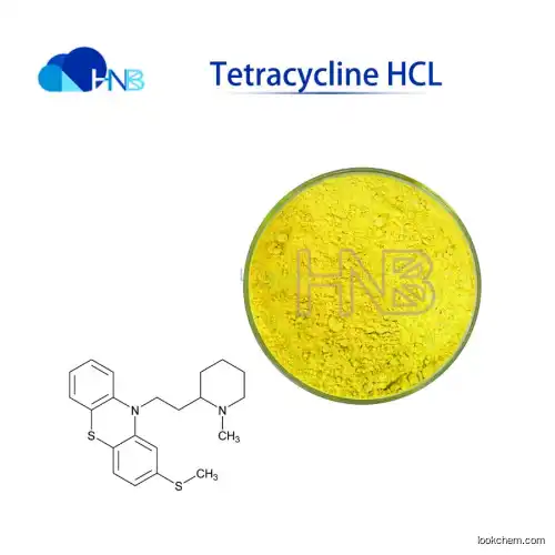 High purity Tetracycline hydrochloride CAS:64-75-5 with best price in stock