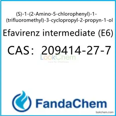 (S)-1-(2-Amino-5-chlorophenyl)-1-(trifluoromethyl)-3-cyclopropyl-2-propyn-1-ol; Efavirenz intermediate (E6) CAS：209414-27-7 from FandaChem