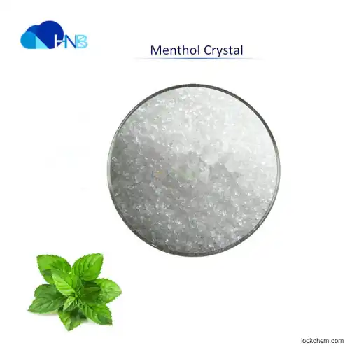 GMP Factory Supply  Mint Menthol With high Purity, CAS No.:89-78-1