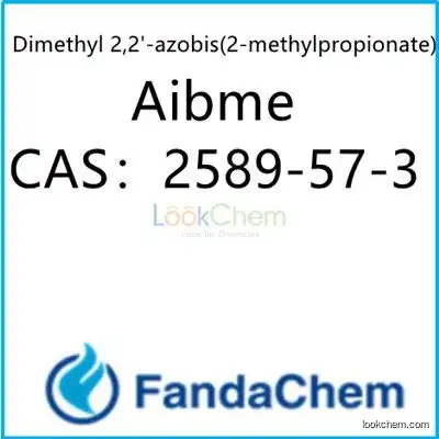 Aibme; Dimethyl 2,2'-azobis(2-methylpropionate)  CAS：2589-57-3 from fandachem