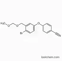 4-(4-bromo-3-((methoxymethoxy) methyl)phenoxy) benzonitrile