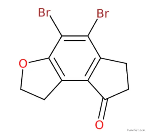 4,5-dibromo-1,2,6,7-tetrahydroindeno[5,4-b]furan-8-one
