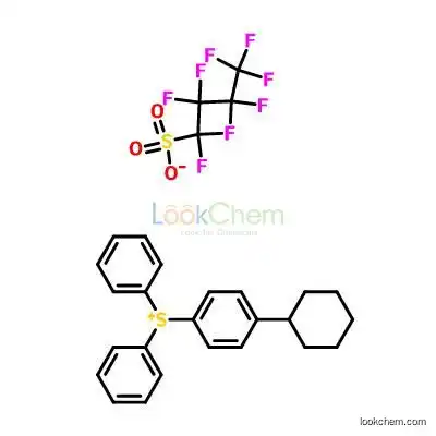 4-cyclohexylphenyl-diphenylsulfonium nonafluoro-n-butanesulfonate