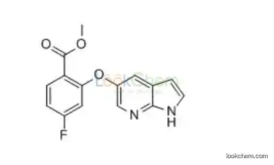 Methyl 2-[(1H-pyrrolo[2,3-b]pyridin-5-yl)oxy]-4-fluorobenzoate
