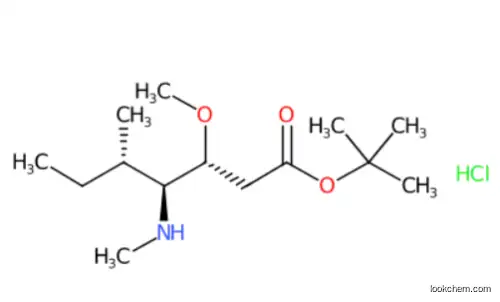 (3R,4S,5S)-tert-butyl 3-methoxy-5-methyl-4-(methylamino)heptanoatehydrochloride