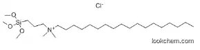 1-Octadecanaminium,N,N-dimethyl-N-[3-(trimethoxysilyl)propyl]-, chloride (1:1),27668-52-6