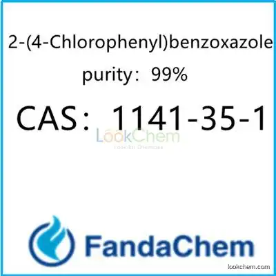 2-(4-Chlorophenyl)benzoxazole 99% CAS：1141-35-1 from fandachem