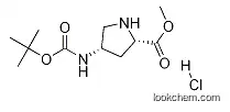 (2S,4S)-4-BOC-aMino Pyrrolidine-2-carboxylic acid Methylester-HCl,1217779-15-1