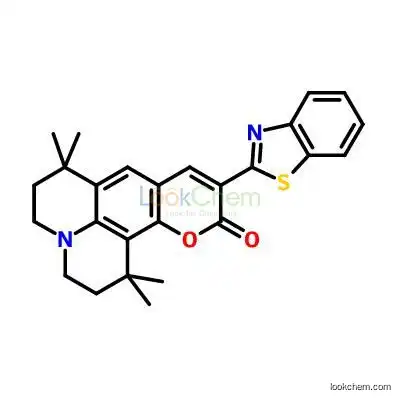 CAS NO.155306-71-1 10-(2-Benzothiazolyl)-2,3,6,7-tetrahydro-1,1,7,7-tetramethyl-1H,5H,11H-(1)-benzopyropyrano(6,7-8-i,j)quinolizin-11-one