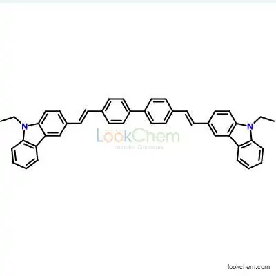 CAS NO.475480-90-1 4,4’-(Bis(9-ethyl-3-carbazovinylene)-1,1’-biphenyl (BCzVBi)